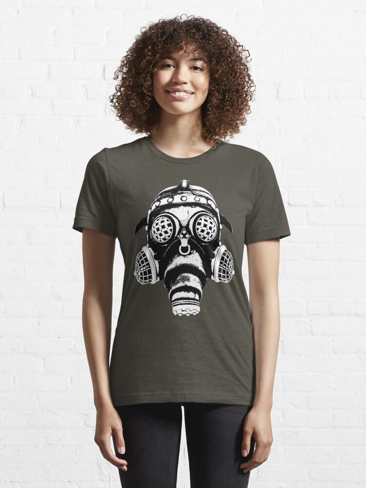 Alternate view of Steampunk/Cyberpunk Gas Mask #1A Steampunk T-Shirts Essential T-Shirt