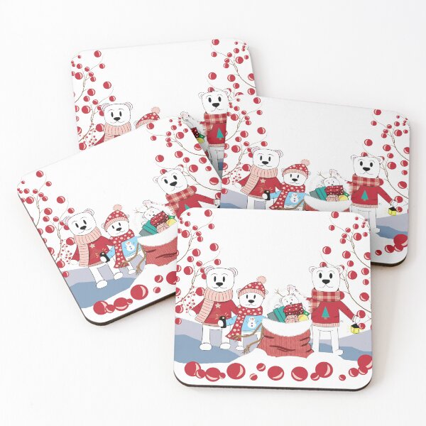Item preview, Polar Bear Holiday Family Portrait designed and sold by iCraftCafe.
