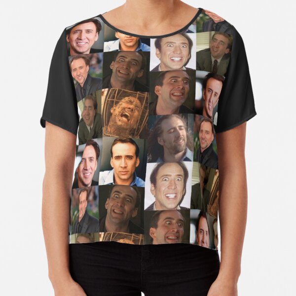 Nicolas Cage Top mousseline