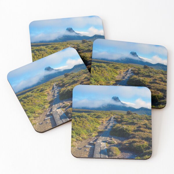 Item preview, Walking The Duckboard Along The Ridge Towards Barn Bluff On Day One Of The Overland Track Tasmania designed and sold by nickegglington.