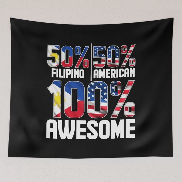 Item preview, Patriotic 50% Filipino 50% American 100% Awesome designed and sold by perfectpresents.