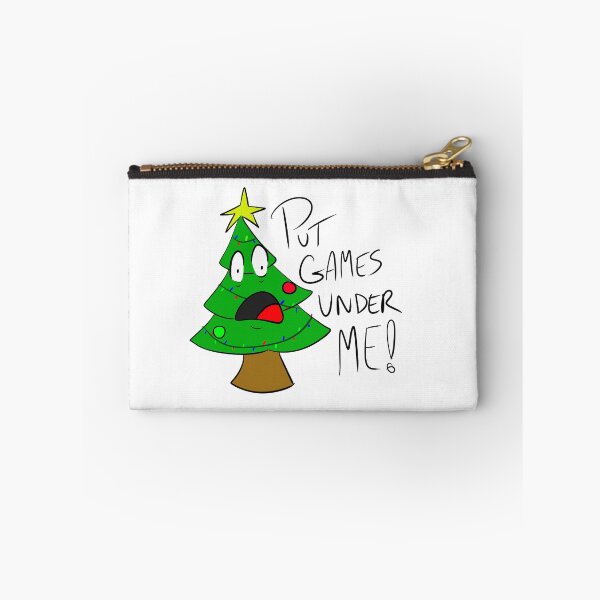 Item preview, Funny Christmas Tree - "Put Games Under Me!" designed and sold by ynin.