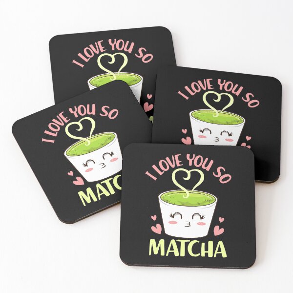 Item preview, Cute & Funny I Love You So Matcha Adorable Pun designed and sold by perfectpresents.