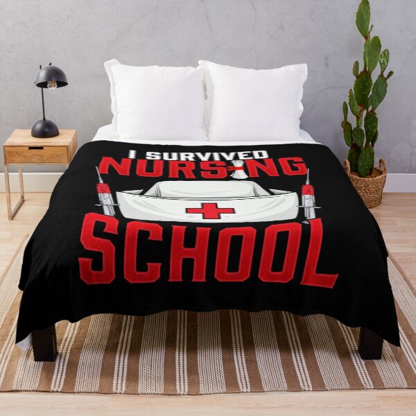 Item preview, Cute I Survived Nursing School RN Graduation designed and sold by perfectpresents.