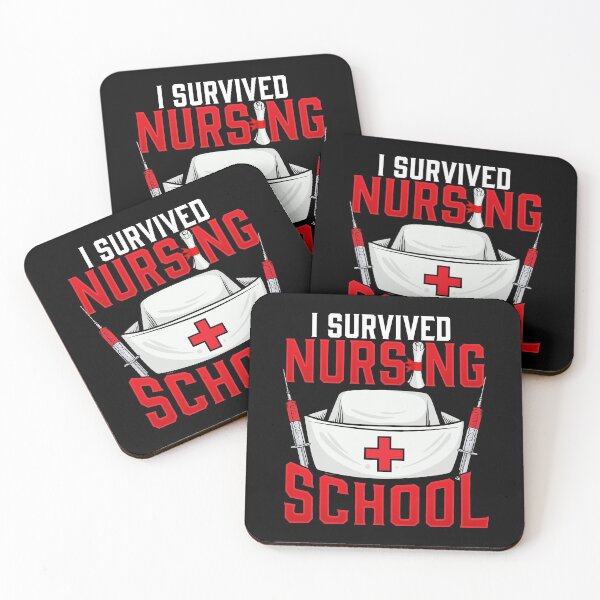Item preview, Cute I Survived Nursing School RN Graduation designed and sold by perfectpresents.
