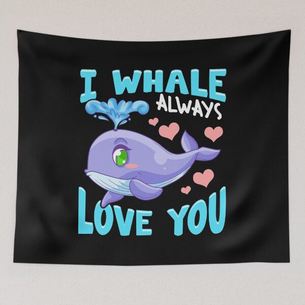 Item preview, Cute & Funny I Whale Always Love You Animal Pun designed and sold by perfectpresents.