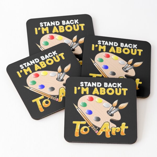 Item preview, Cute & Funny Stand Back I'm About To Art Painter designed and sold by perfectpresents.