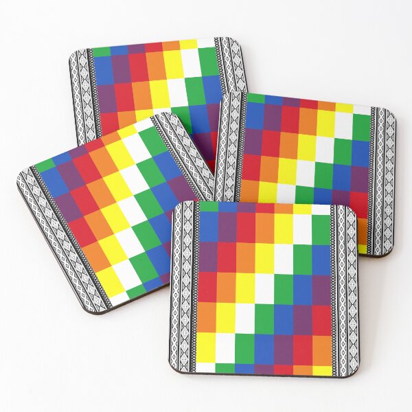 Item preview, Wiphala Flag With Patterns designed and sold by tincho86tb.