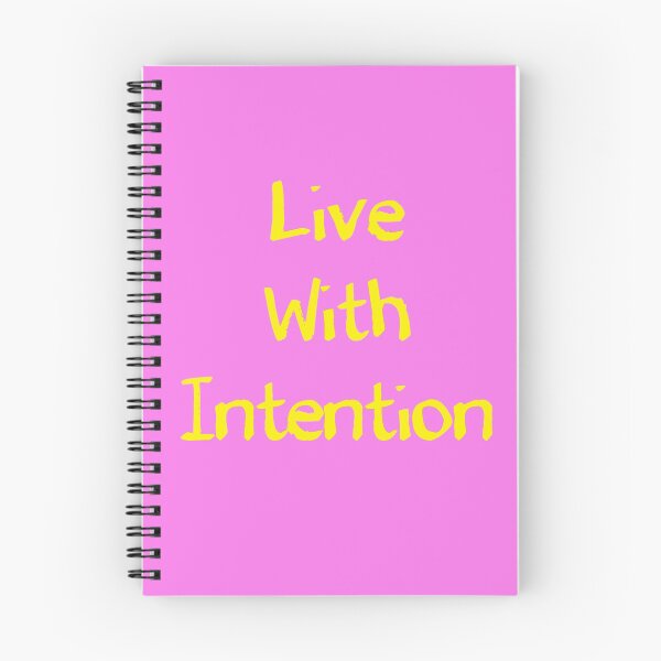 Item preview, Live With Intention - Yellow designed and sold by Kelly Gammon.
