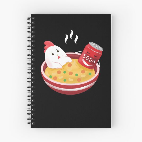 Item preview,  love Chicken noodle soup with a soda on the side illustration designed and sold by Kate Hyunsu Cho.