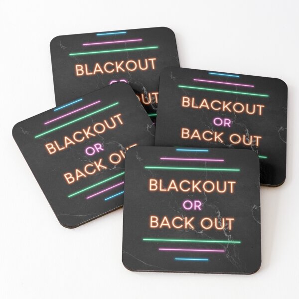 Item preview, Blackout or Back Out Design  designed and sold by CollegeArt.