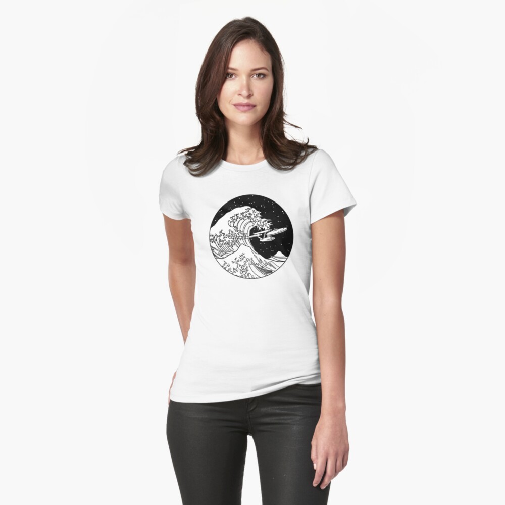 Item preview, Fitted T-Shirt designed and sold by luciddreame.