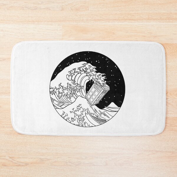 Item preview, Doctor Police Box in Space - The Great Wave designed and sold by luciddreame.