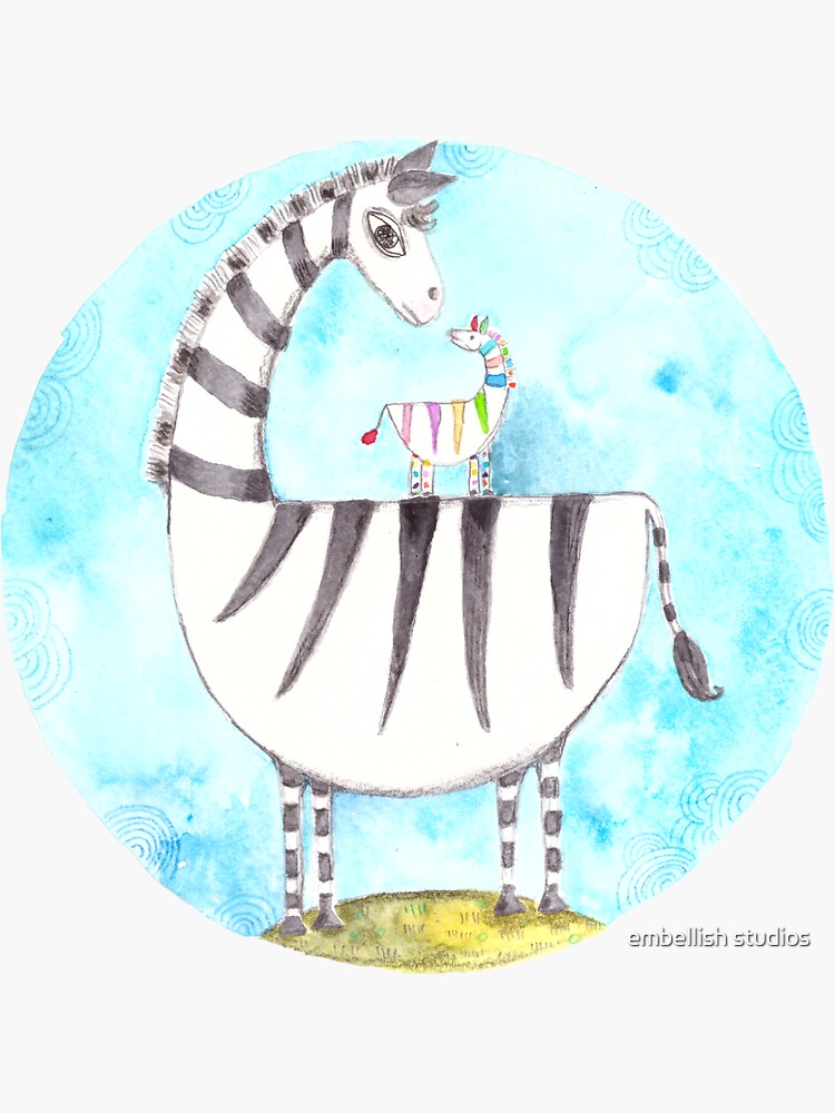 Mama and Baby Zebra by tammymurdock
