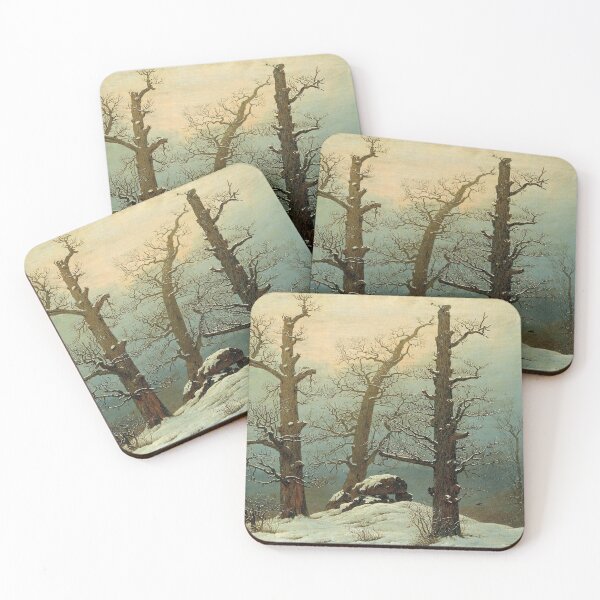 Item preview, Caspar David Friedrich - Cairn in Snow designed and sold by ArtExpression.
