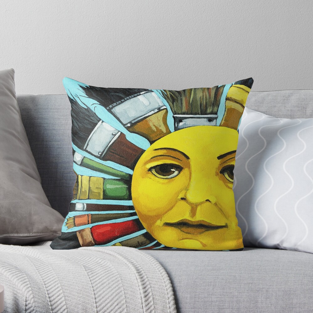 Item preview, Throw Pillow designed and sold by LindaAppleArt.
