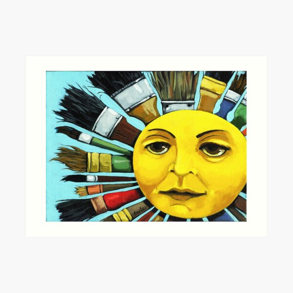 Sun - CBS Sunday Morning Show Art Print