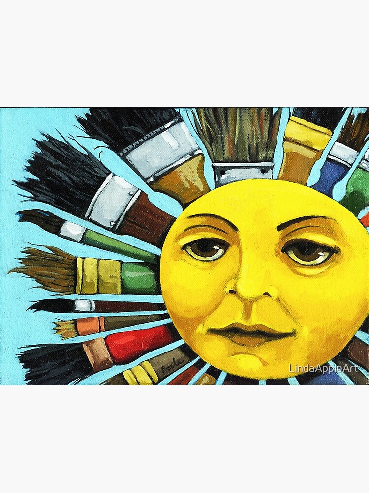 Thumbnail 3 of 3, Poster, Sun - CBS Sunday Morning Show designed and sold by LindaAppleArt.