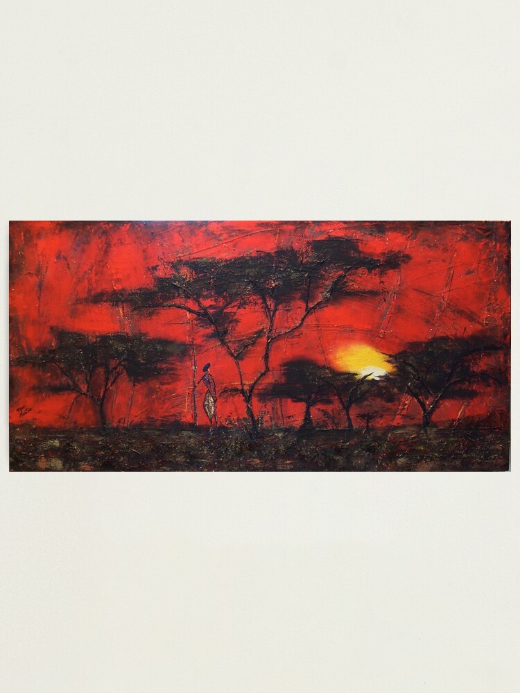 Alternate view of Massailand Photographic Print