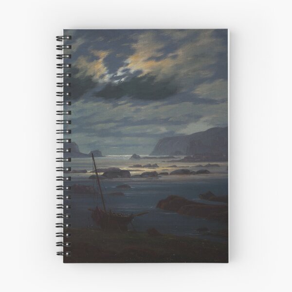 Item preview, Caspar David Friedrich - Northern Sea in the Moonlight  designed and sold by ArtExpression.