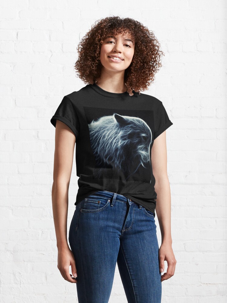 Alternate view of Wolf made of light Classic T-Shirt