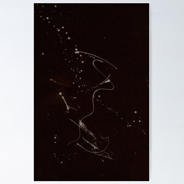 0223 - Brush and Ink - Abstract Tails 002 Poster