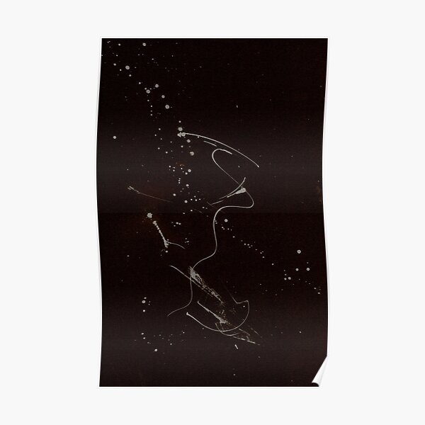 0223 - Brush and Ink - Abstract Tails 002 Poster