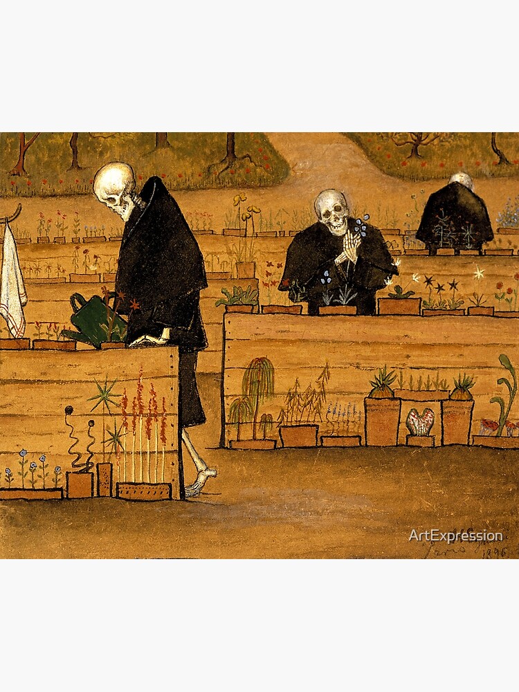 Disover Hugo Simberg - The Garden of Death Premium Matte Vertical Poster