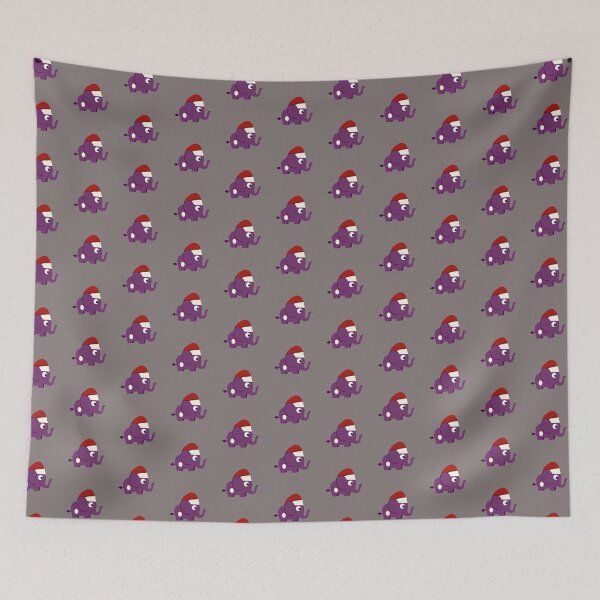 Item preview, Cute Santa Elephant designed and sold by Hedgie Designs.