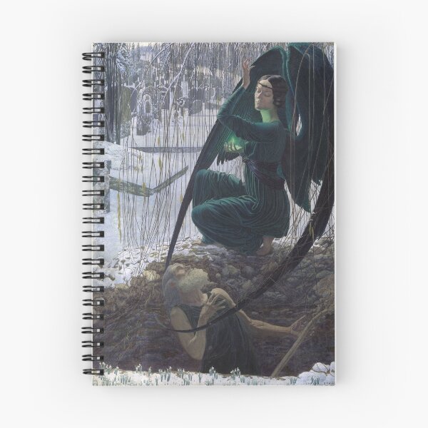 Artikelvorschau, Carlos Schwabe - Death and the Grave Digger entworfen und verkauft von ArtExpression.