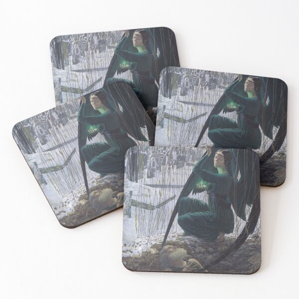 Item preview, Carlos Schwabe - Death and the Grave Digger designed and sold by ArtExpression.