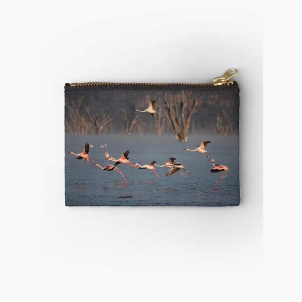 Item preview, Flying Flamingos on Lake Nakuru Kenya designed and sold by Christina Backus.
