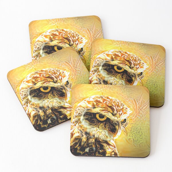 Item preview, Gold owl designed and sold by watwateroo.