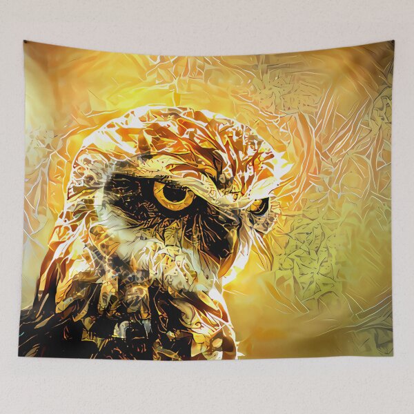 Item preview, Gold owl designed and sold by watwateroo.