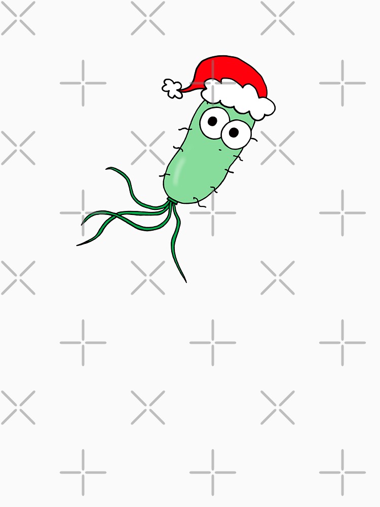 Christmas Bacterium - on white by AdrienneBody