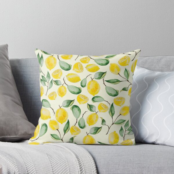 Item preview, Watercolor Lemon Pattern designed and sold by Bazarovaart.