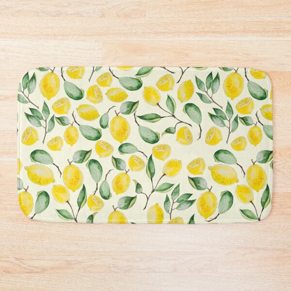 Item preview, Watercolor Lemon Pattern designed and sold by Bazarovaart.