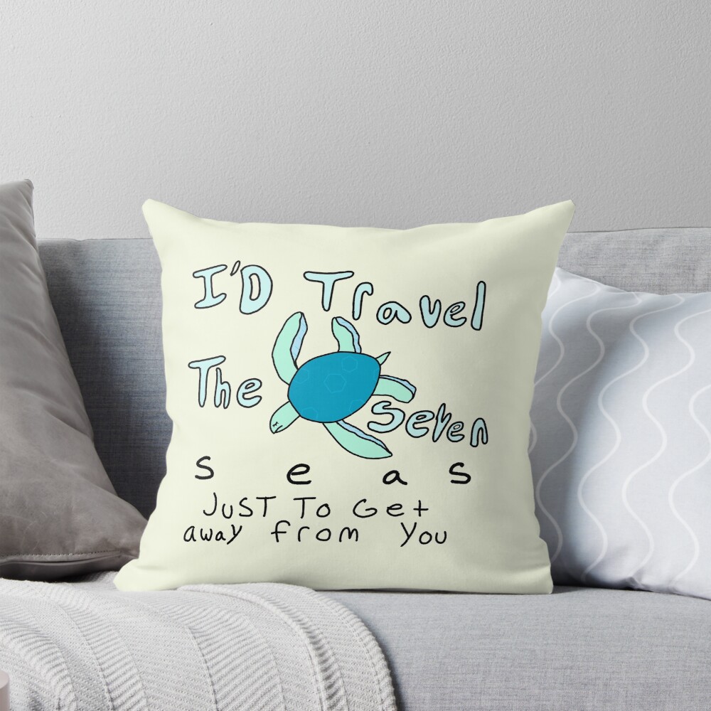 Item preview, Throw Pillow designed and sold by Headtr1p.