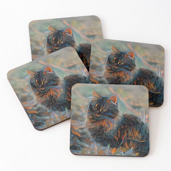 Item preview, Metallic cat designed and sold by watwateroo.