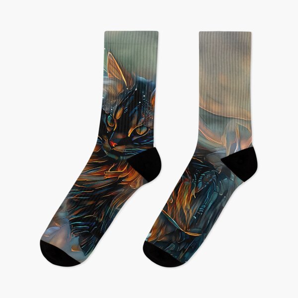 Item preview, Metallic cat designed and sold by watwateroo.