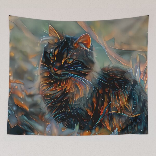 Item preview, Metallic cat designed and sold by watwateroo.