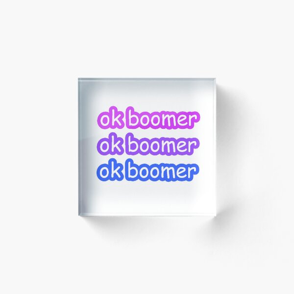 Item preview, bisexual ok boomer designed and sold by GoodLuckTuck.