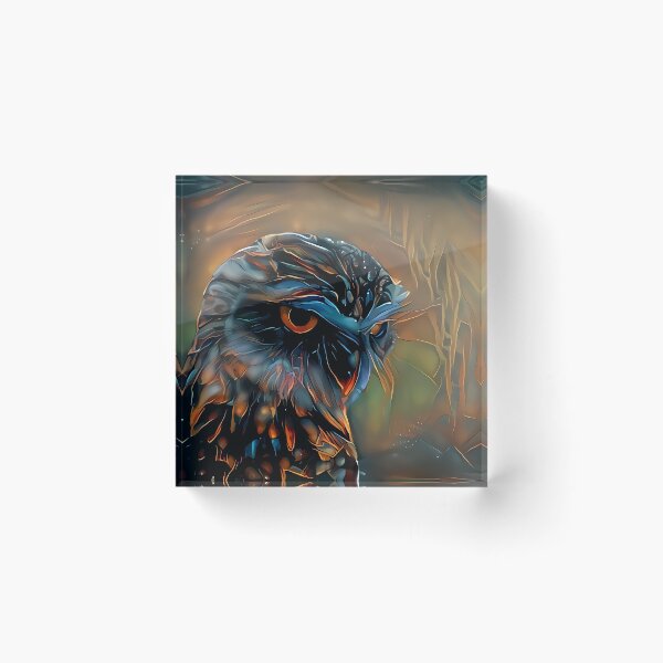 Item preview, Metallic owl designed and sold by watwateroo.