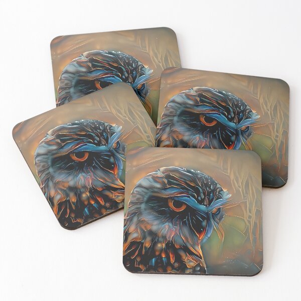 Item preview, Metallic owl designed and sold by watwateroo.