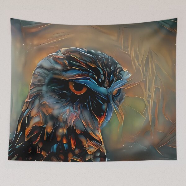 Item preview, Metallic owl designed and sold by watwateroo.