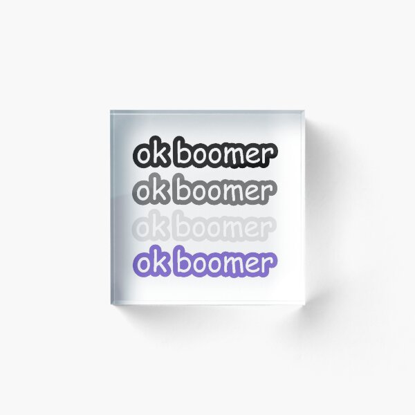 Item preview, asexual ok boomer designed and sold by GoodLuckTuck.