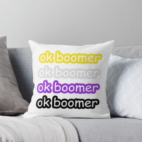 Item preview, nonbinary ok boomer designed and sold by GoodLuckTuck.