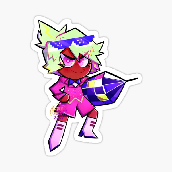 firecracker cookie's fantabulous neon party Sticker