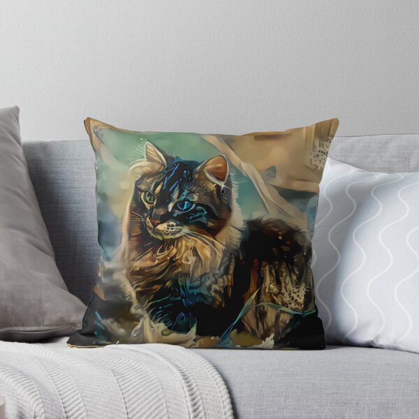 Item preview, fractal cat designed and sold by watwateroo.