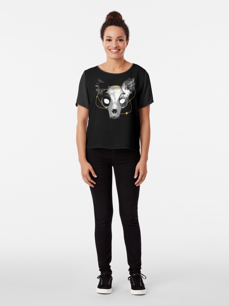Alternate view of The Lord of Death Chiffon Top